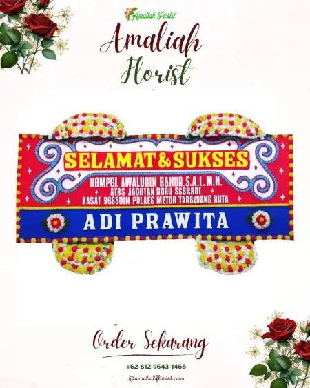 Papan Bunga Ucapan Selamat Pasirtanjung